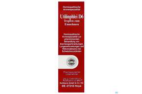 Sie sehen eine Packung Utilinphlei (utilin S) Tropfen D6 5ml, Produktbild: 01 Utilinphlei (utilin S) Tropfen D6 5ml, A-Nr.: 2403647 - 01