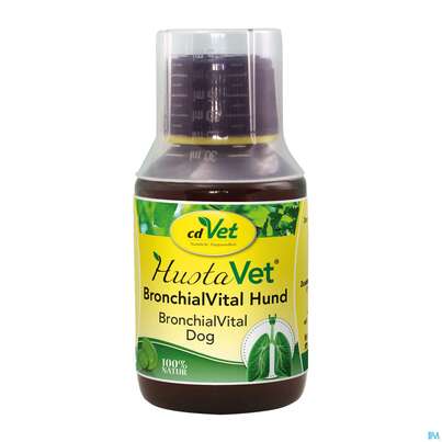 Sie sehen eine Packung Veterinaerprodukte Cdvet Bronchial Vital Hund 100ml, Produktbild: 01 Veterinaerprodukte Cdvet Bronchial Vital Hund 100ml, A-Nr.: 3488723 - 01