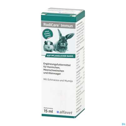 Veterinaerprodukte Rodicare F Kleinnager Immun 15ml, A-Nr.: 4630790 - 02