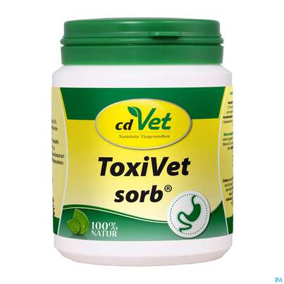 Sie sehen eine Packung Veterinaerprodukte Toxivet Sorb 150g, Produktbild: 01 Veterinaerprodukte Toxivet Sorb 150g, A-Nr.: 3994975 - 01
