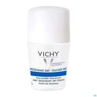 Sie sehen eine Packung Vichy Deo/roll-on Ohne Aluminiumsalze 24h 50ml, Produktbild: 05 Vichy Deo/roll-on Ohne Aluminiumsalze 24h 50ml, A-Nr.: 4305340 - 05