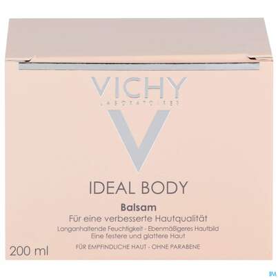 Sie sehen eine Packung Vichy Ideal Body Koerperbalsam 200ml, Produktbild: 01 Vichy Ideal Body Koerperbalsam 200ml, A-Nr.: 4292962 - 01