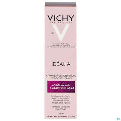 Sie sehen eine Packung Vichy Idealia Serum 30ml, Produktbild: 01 Vichy Idealia Serum 30ml, A-Nr.: 4612881 - 01