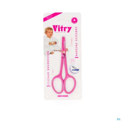 Sie sehen eine Packung Vitry Baby-nagelschere Aus Rostfreiem Edelstahl_weiss 1pc, Produktbild: 03 Vitry Baby-nagelschere Aus Rostfreiem Edelstahl_weiss 1pc, A-Nr.: 4627718 - 03