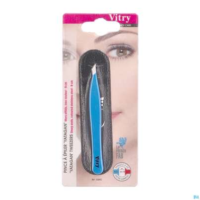 Sie sehen eine Packung Vitry Farbige Zupfpinzette „yatagan“_weiss 1pc, Produktbild: 05 Vitry Farbige Zupfpinzette „yatagan“_weiss 1pc, A-Nr.: 4627641 - 05