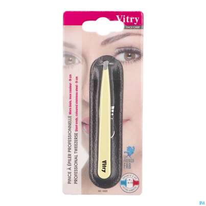 Sie sehen eine Packung Vitry Farbige Zupfpinzette, Schräge Spitze_12 1pc, Produktbild: 07 Vitry Farbige Zupfpinzette, Schräge Spitze_12 1pc, A-Nr.: 4627581 - 07