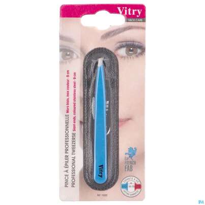 Sie sehen eine Packung Vitry Farbige Zupfpinzette, Schräge Spitze_12 1pc, Produktbild: 11 Vitry Farbige Zupfpinzette, Schräge Spitze_12 1pc, A-Nr.: 4627581 - 11