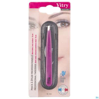 Sie sehen eine Packung Vitry Farbige Zupfpinzette, Schräge Spitze_12 1pc, Produktbild: 13 Vitry Farbige Zupfpinzette, Schräge Spitze_12 1pc, A-Nr.: 4627581 - 13