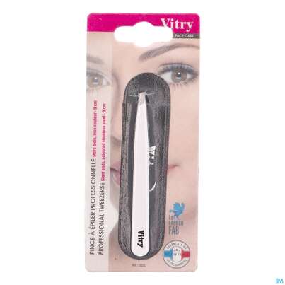 Sie sehen eine Packung Vitry Farbige Zupfpinzette, Schräge Spitze_12 1pc, Produktbild: 22 Vitry Farbige Zupfpinzette, Schräge Spitze_12 1pc, A-Nr.: 4627581 - 22