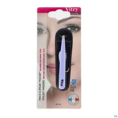 Sie sehen eine Packung Vitry Haarpinzette Pocket_12 1pc, Produktbild: 02 Vitry Haarpinzette Pocket_12 1pc, A-Nr.: 4633038 - 02