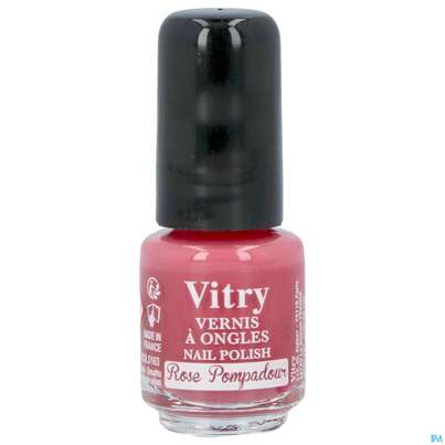Vitry Nagellack 163 Rose Pompad Vcolo 4ml, A-Nr.: 5177513 - 02