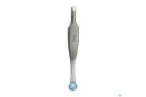 Vitry Pinzette Mit Swarovski Kugeln_türkis 1pc, A-Nr.: 4633015 - 01