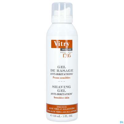 Sie sehen eine Packung Vitry Rasiergel 150ml, Produktbild: 04 Vitry Rasiergel 150ml, A-Nr.: 4628103 - 04