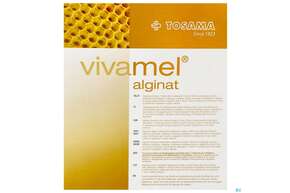 Vivamel Alginat Steril Kompresse M.honig 5x 5cm To19701 10st, A-Nr.: 4023038 - 01