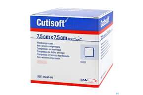 Vlieskompressen Leukopl Compress Steril 7,5x 7,5cm 50x2 100st, A-Nr.: 2996268 - 01