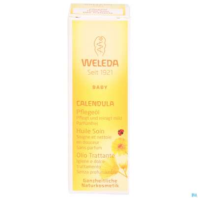 Sie sehen eine Packung Weleda Calendula Pflege-oel Unparfuemiert 10ml, Produktbild: 01 Weleda Calendula Pflege-oel Unparfuemiert 10ml, A-Nr.: 3935056 - 01