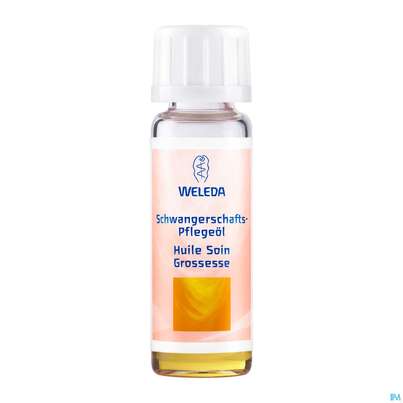 Sie sehen eine Packung Weleda Schwangerschafts-pflegeoel 10ml, Produktbild: 01 Weleda Schwangerschafts-pflegeoel 10ml, A-Nr.: 2572858 - 01