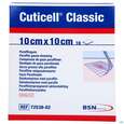 Sie sehen eine Packung Wundauflagen Cuticell/classic Distanzgitter Paraffin 10x10cm 10st, Produktbild: 01 Wundauflagen Cuticell/classic Distanzgitter Paraffin 10x10cm 10st, A-Nr.: 4316935 - 01