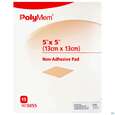 Sie sehen eine Packung Wundauflagen Polymem Non Adhesive 13x 13cm Nr 5055 15st, Produktbild: 01 Wundauflagen Polymem Non Adhesive 13x 13cm Nr 5055 15st, A-Nr.: 3042513 - 01
