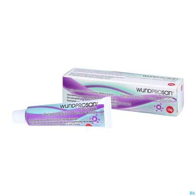 Sie sehen eine Packung Wundprosan Wundgel 15g, Produktbild: 04 Wundprosan Wundgel 15g, A-Nr.: 5387009 - 04