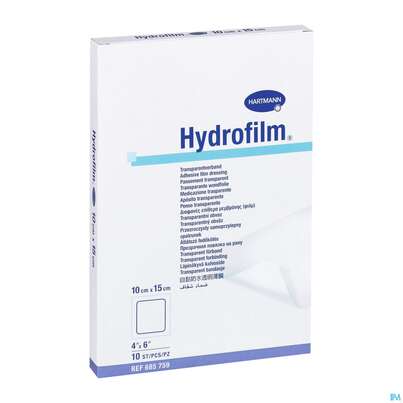Sie sehen eine Packung Wundverband Hydrofilm 12x 25cm 25st, Produktbild: 01 Wundverband Hydrofilm 12x 25cm 25st, A-Nr.: 3697154 - 01