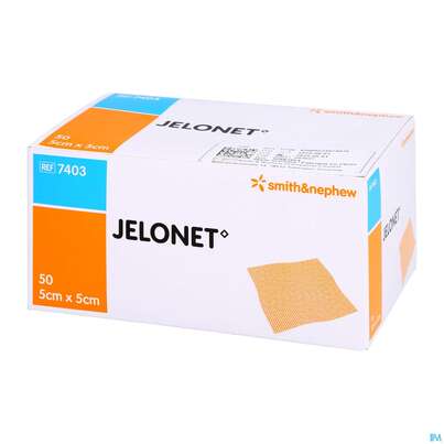 Sie sehen eine Packung Wundverband Jelonet Paraffingaze Tupfer Steril 5x 5cm 50st, Produktbild: 02 Wundverband Jelonet Paraffingaze Tupfer Steril 5x 5cm 50st, A-Nr.: 3195731 - 02