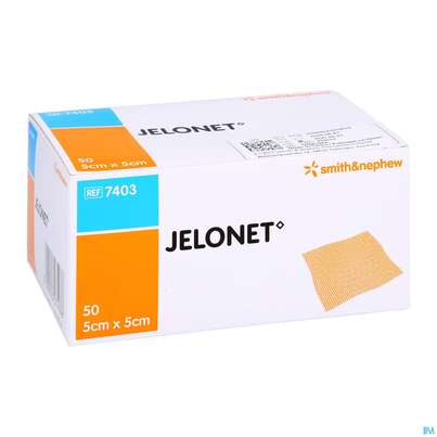 Sie sehen eine Packung Wundverband Jelonet Paraffingaze Tupfer Steril 5x 5cm 50st, Produktbild: 03 Wundverband Jelonet Paraffingaze Tupfer Steril 5x 5cm 50st, A-Nr.: 3195731 - 03