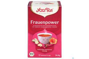 Sie sehen eine Packung Yogi Tea Bio Frauen Power 17st, Produktbild: 01 Yogi Tea Bio Frauen Power 17st, A-Nr.: 5750059 - 01