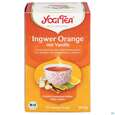 Yogi Tea Bio Ingwer Orange +vanille 17st, A-Nr.: 5750071 - 01