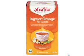 Yogi Tea Bio Ingwer Orange +vanille 17st, A-Nr.: 5750071 - 01