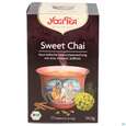 Sie sehen eine Packung Yogi Tea Bio Sweet Chai 34g 17st, Produktbild: 01 Yogi Tea Bio Sweet Chai 34g 17st, A-Nr.: 5749872 - 01