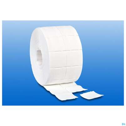 Sie sehen eine Packung Zellstofftupfer Noba 4x 5cm 2x500 1000st, Produktbild: 04 Zellstofftupfer Noba 4x 5cm 2x500 1000st, A-Nr.: 1679287 - 04