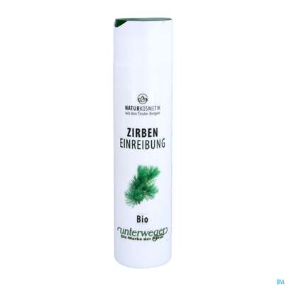 Sie sehen eine Packung Zirben Einreibung Naturkosmetik 250ml, Produktbild: 04 Zirben Einreibung Naturkosmetik 250ml, A-Nr.: 4364182 - 04