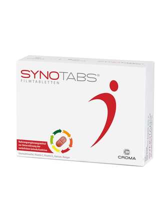 Sie sehen eine Packung Synotabs® Filmtabletten, Produktbild: 01 Synotabs® Filmtabletten, A-Nr.: 3735481 - 01
