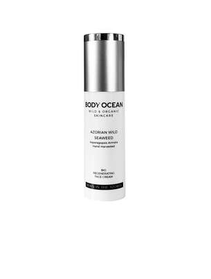 Sie sehen eine Packung Body Ocean Wildalgen Gesichtscreme reg. Bio, Produktbild: 01 Body Ocean Wildalgen Gesichtscreme reg. Bio, A-Nr.: 5215283 - 01