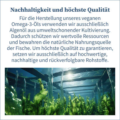 Sie sehen eine Packung NatuGena Omega-3 Veganes Öl, Produktbild: 07 NatuGena Omega-3 Veganes Öl, A-Nr.: 5847379 - 07