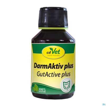 Sie sehen eine Packung Veterinaerprodukte Cdvet Darmaktiv Plus 100ml, Produktbild: 01 Veterinaerprodukte Cdvet Darmaktiv Plus 100ml, A-Nr.: 4448186 - 01
