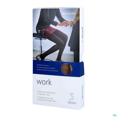 Sie sehen eine Packung Stuetzstruempfe Belsana/work At Strumpfhose Gr M Make-up 1st, Produktbild: 02 Stuetzstruempfe Belsana/work At Strumpfhose Gr M Make-up 1st, A-Nr.: 5234197 - 02