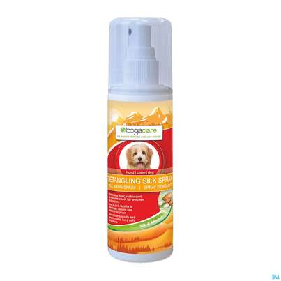 Sie sehen eine Packung Veterinaerprodukte Bogacare Detangling Hund Silk Spray 150ml, Produktbild: 01 Veterinaerprodukte Bogacare Detangling Hund Silk Spray 150ml, A-Nr.: 4610712 - 01