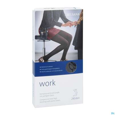 Sie sehen eine Packung Stuetzstruempfe Belsana/work Ag Schenkel Gr L Nachtblau 2st, Produktbild: 03 Stuetzstruempfe Belsana/work Ag Schenkel Gr L Nachtblau 2st, A-Nr.: 5233878 - 03