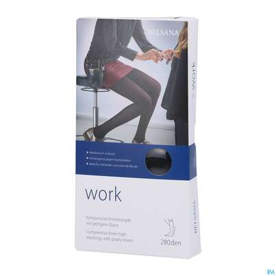 Sie sehen eine Packung Stuetzstruempfe Belsana/work Ag Schenkel Gr M Teint 2st, Produktbild: 02 Stuetzstruempfe Belsana/work Ag Schenkel Gr M Teint 2st, A-Nr.: 5233648 - 02