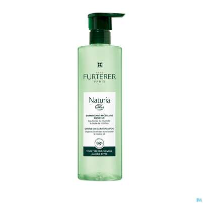 Sie sehen eine Packung Shampoon Furterer/naturia Sanftes Mizellen-shampoo 400ml, Produktbild: 03 Shampoon Furterer/naturia Sanftes Mizellen-shampoo 400ml, A-Nr.: 5669794 - 03