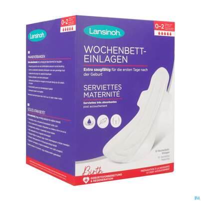 Lansinoh Wochenbetteinlagen 0-2 Wochen L 10st, A-Nr.: 5758664 - 05