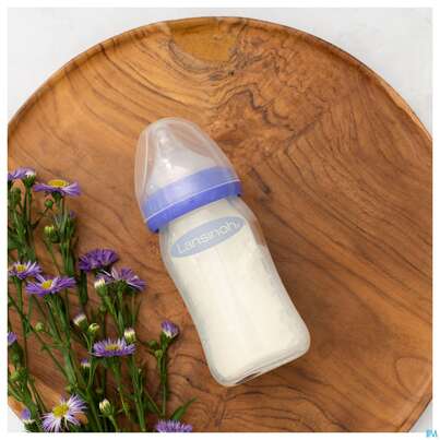 Sie sehen eine Packung Saugflaschen -lansinoh Weithals Natural Wave 160ml Glas Slow Flow Sauge 1st, Produktbild: 17 Saugflaschen -lansinoh Weithals Natural Wave 160ml Glas Slow Flow Sauge 1st, A-Nr.: 4737855 - 17