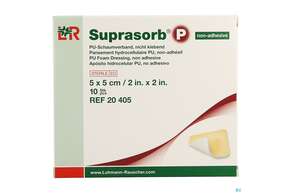 Schaumverband Pu-suprasorb Steril P Nichtklebend 5x 5cm 10st, A-Nr.: 2575555 - 01