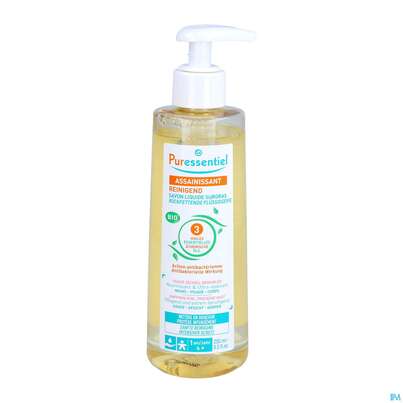 Sie sehen eine Packung Seifen Puressentiel Reinigend Liquid Rueckfettend 250ml, Produktbild: 03 Seifen Puressentiel Reinigend Liquid Rueckfettend 250ml, A-Nr.: 5608404 - 03