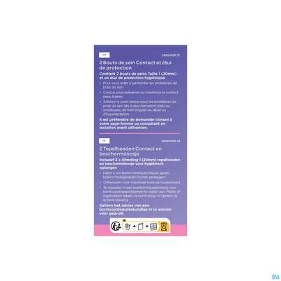 Sie sehen eine Packung Lansinoh Stillhuetchen +transportbox 20mm 2st, Produktbild: 03 Lansinoh Stillhuetchen +transportbox 20mm 2st, A-Nr.: 4857855 - 03