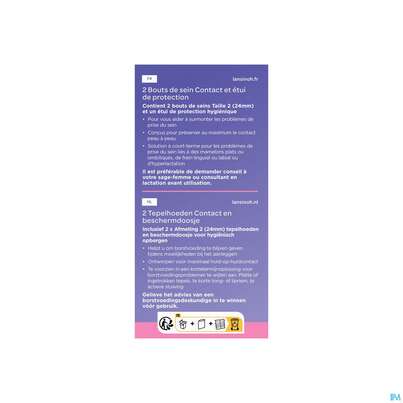 Sie sehen eine Packung Lansinoh Stillhuetchen +transportbox 24mm 2st, Produktbild: 05 Lansinoh Stillhuetchen +transportbox 24mm 2st, A-Nr.: 4857849 - 05