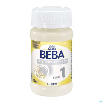 Beba Fruehgeborenennahrung Stufe 1 Fluessig 12509433 90ml 32st, A-Nr.: 4023825 - 01