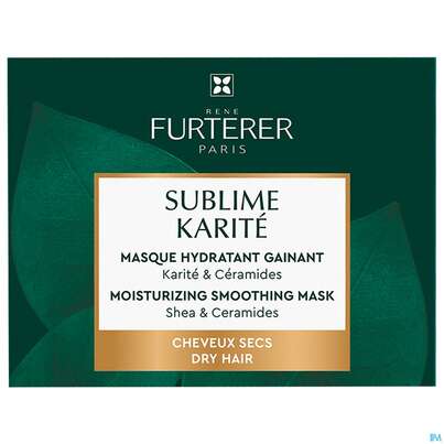 Sie sehen eine Packung Furterer Sublime/karite Maske Feuchtigkeit 200ml, Produktbild: 01 Furterer Sublime/karite Maske Feuchtigkeit 200ml, A-Nr.: 5890978 - 01